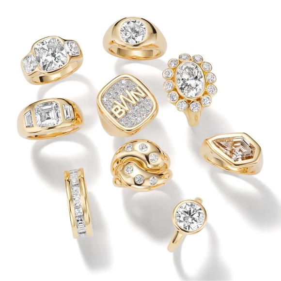 Brent Neale look-alike Gold Plated Ring - Picture 1 of 6